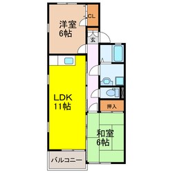 コーポＬｅｉの物件間取画像